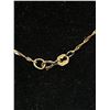 Image 3 : 10KT Yellow Gold R&B Twist Chain 20" Marked and Tested 1.1 Grams