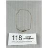 Image 4 : 10KT Yellow Gold 7" Bracelet and Single Earring Which Could Be Made Into a Pendant - Marked and Test
