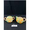 Image 2 : Vintage Fitz and Floyd Lot: Beautiful Porcelain Calla Lily Porcelain 2 CANDLE AND 1987 Creamer Sugar