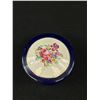 Image 10 : Vintage Lot of 4 Trinket Boxes - Ceramiche Italy Porcelain Cobalt Blue - Japan Brass Procelain Caske