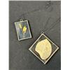 Image 3 : Lot of 5 Vintage MCM Leaded Beveled Glass Pressed Dried Flowers Window Sun Catchers - EUC