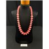 Image 1 : Joan Rivers Faceted Lucite Graduated Necklace- Rare Color- 24" Long + 4" Extender - Signed