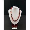 Image 1 : Rare Vintage Signed Pineda Covalin Silk Beaded Necklace - Real Pearls, 925 Clasp 22" Long