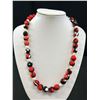 Image 2 : Rare Vintage Signed Pineda Covalin Silk Beaded Necklace - Real Pearls, 925 Clasp 22" Long