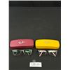 Image 1 : Ray-Ban RB1531 3529 Black on Transparent Square Kids Eyeglasses Frames 48-16-130 etc