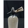 Image 2 : Vintage Wired Mesh Glass Seltzer Bottle