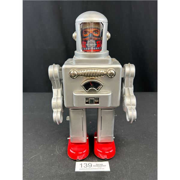 Vintage 12" Tall Battery Operated Robot