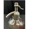 Image 3 : Nice Red Labeled Vintage Jakales Extra Fine Beverages Buffalo New York Seltzer Bottle