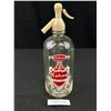 Image 1 : Nice Red and White Labeled Cohns Soda Water Seltzer Bottle