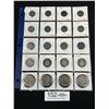 Image 1 : Coins, 8- 5 cent, 4- Quarters, 4 50 Cent, 4 $1 Coins,  1941-86 Including 61
