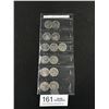 Image 1 : 13 25 Cent CDN Coins, 1999 All Different