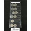 Image 1 : 11 25 Cent CDN Coins, 1999 All Different