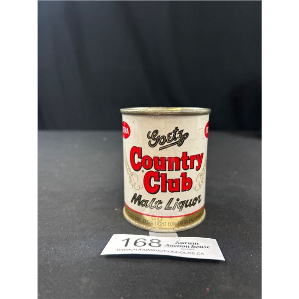 Full Gotz Country Club Malt Liquor 8oz Tin