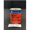 Image 2 : Vintage Husqvarna Chainsaw Oil and Steed Oil Conditioner Tin, Both Full