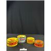Image 1 : Lot of 3 Simoniz Car Wax Tins + Shinola Paste Wax Tin, All Full