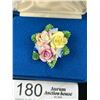 Image 2 : Lovely Vintage Royal Albert England Bone China Floral Brooch w/ Original Box