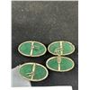 Image 4 : Early Unique Jade Set in Silver Buttons