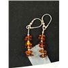 Image 4 : Vintage Amber Stone Bracelet and 2 Pairs of Earrings