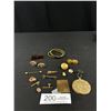 Image 1 : Nice Lot of Vintage Mens Accessories- Includes Bakelite/Amber Cufflinks?