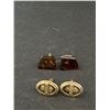 Image 2 : Nice Lot of Vintage Mens Accessories- Includes Bakelite/Amber Cufflinks?
