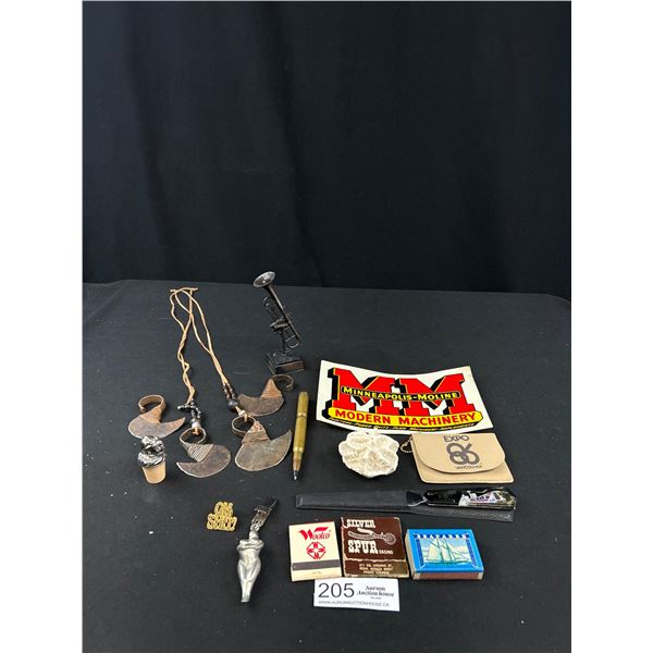 Nice Collectible Lot - Expo 86 Metal Sharpeners, Letter Opener and More
