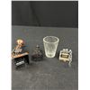 Image 3 : Vintage Collectible Lot - Harmonica, Sharpeners, Letter Opener, Pharmacutical Measure Cup and More