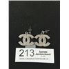 Image 1 : Vintage Rhinestone Chanel Earrings