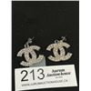Image 3 : Vintage Rhinestone Chanel Earrings