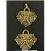 Image 2 : Antique Gold Filigree Belt Buckle Beautiful