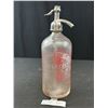 Image 3 : Vintage Red Label Lassers Carbonated Water Chicago Seltzer Bottle
