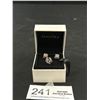 Image 1 : Pandora Jewelery Sparkling Lines Openwork Charm for Bracelet, Silver with Cubic Zironica, PLUS Heart