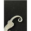 Image 3 : Cool Vintage Vancouver Pewter Brooch of a Seahorse NAN Vancouver Cira 1970s?