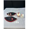 Image 1 : Pair of Retro Egg Timers Plus Pair of Swiss Tourist Skull Caps