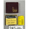Image 2 : Very Fine Unused Penguin Black Top Cabs Lighter in Box with Plauers in and Ronson Flints