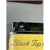 Image 4 : Very Fine Unused Penguin Black Top Cabs Lighter in Box with Plauers in and Ronson Flints