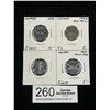 Image 1 : Lot of Canadian Nickels 1945 1957 1957 Big Tail