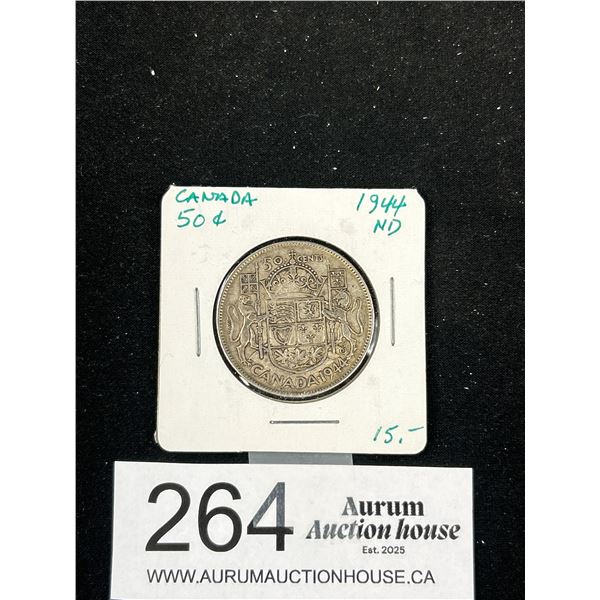 Canada 50 Cent Piece 1944 Silver Content