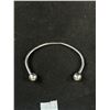 Image 2 : Sterling Silver Open Cuff Bangle Polished, Tested and Marked