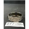 Image 1 : Vintage Hand Crafted Silver Bangle Hinged Original Patima