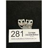 Image 1 : Sterling Silver Happy and Sad Comedy and Tragedy Mask Brooch Marked Sterling