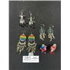 Image 1 : Several Pairs of Original Peruvian Earrings Hand Made