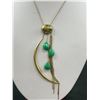 Image 2 : Unusual Vintage Sterling Silver Necklace Marked 925