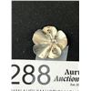 Image 2 : Vintage Sterling Silver Flower Brooch Marked Sterling PAT No. F138