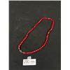 Image 3 : Dark Red Coral Beads Necklace