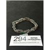Image 3 : Vintage w/ Small MultiColor Stones Links Bracelet