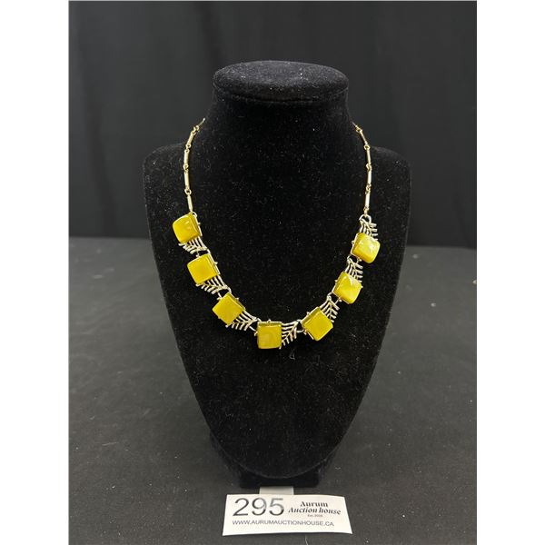 Unsigned Coro C.1950s Gold Plate Multi Necklace Fabulous Conditions