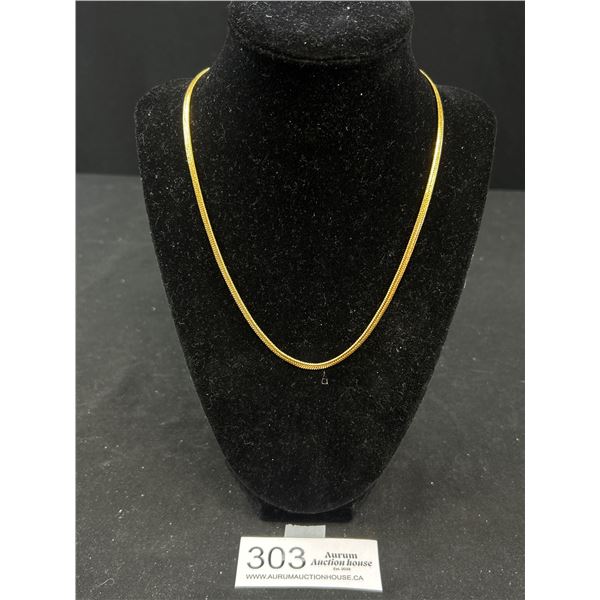 Equite Gold Necklace Solid