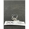 Image 1 : Marked .925 Gem Set Sterling Scarf Ring