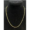 Image 2 : 18k Gold F. Modern Link Necklace Marked