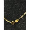 Image 3 : 18k Gold F. Modern Link Necklace Marked